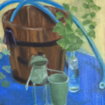 中学生美術科・8月「油絵体験授業」