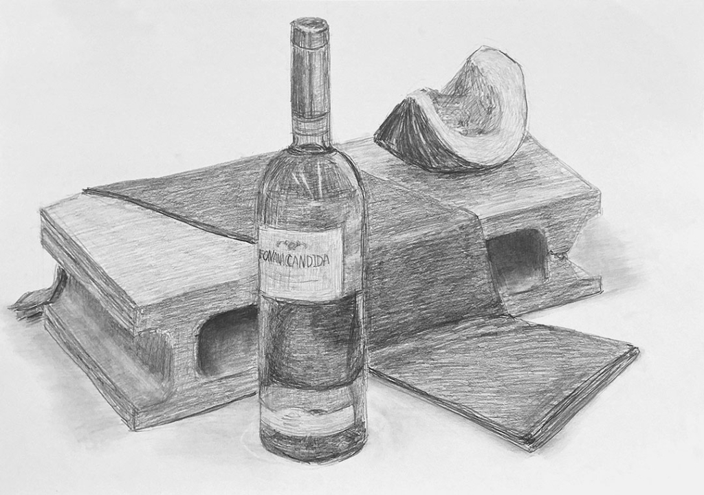 2026年度合格者作品／女子美術大学付属高校合格／鉛筆デッサン