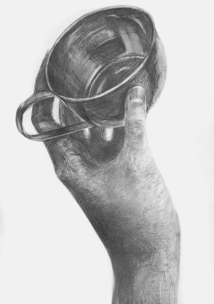 2026年度合格者作品／筑波大学芸術専門学群・武蔵野美術大学基礎デザイン学科デザイン情報学科／鉛筆デッサン